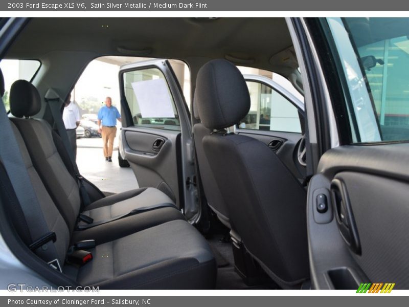Satin Silver Metallic / Medium Dark Flint 2003 Ford Escape XLS V6