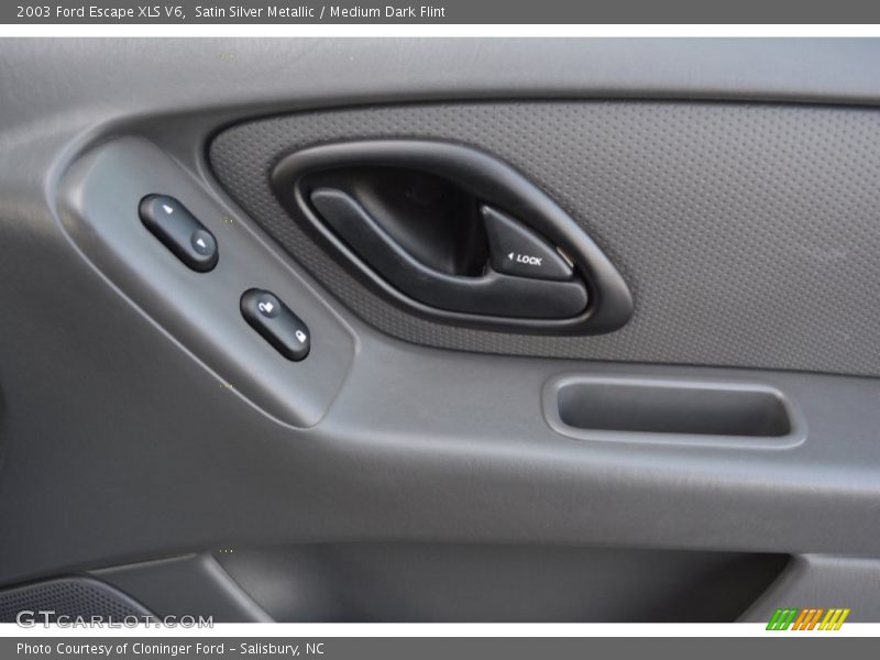 Satin Silver Metallic / Medium Dark Flint 2003 Ford Escape XLS V6