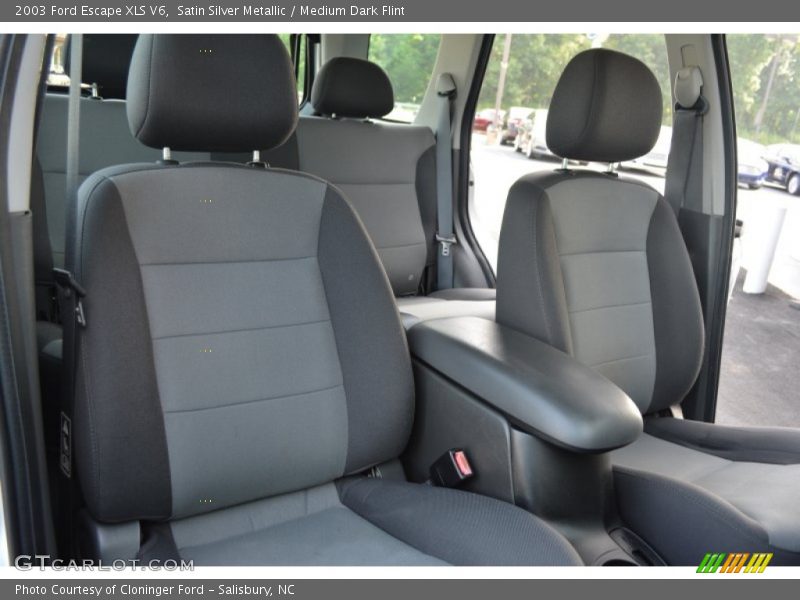 Satin Silver Metallic / Medium Dark Flint 2003 Ford Escape XLS V6