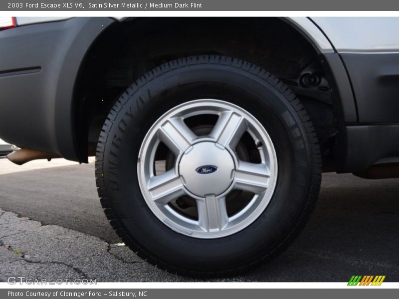 Satin Silver Metallic / Medium Dark Flint 2003 Ford Escape XLS V6
