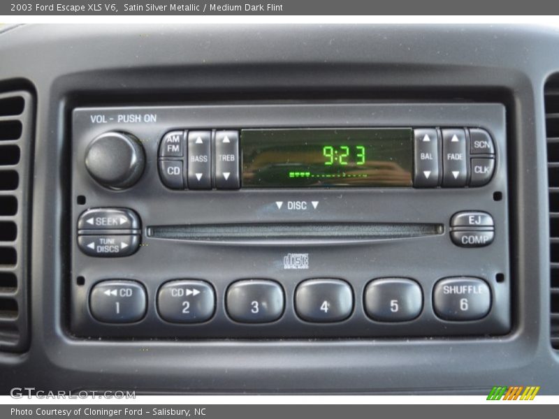 Satin Silver Metallic / Medium Dark Flint 2003 Ford Escape XLS V6
