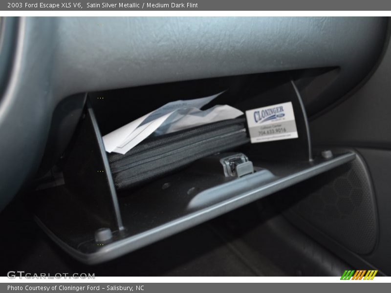 Satin Silver Metallic / Medium Dark Flint 2003 Ford Escape XLS V6