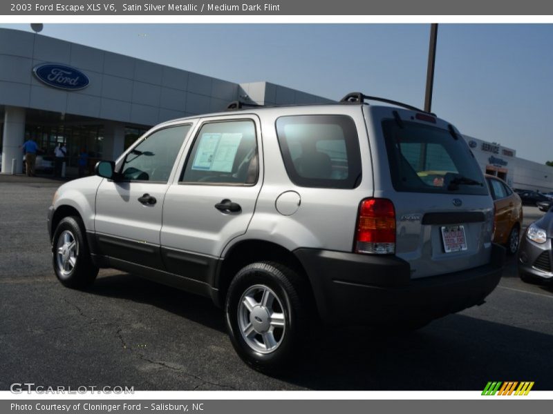 Satin Silver Metallic / Medium Dark Flint 2003 Ford Escape XLS V6