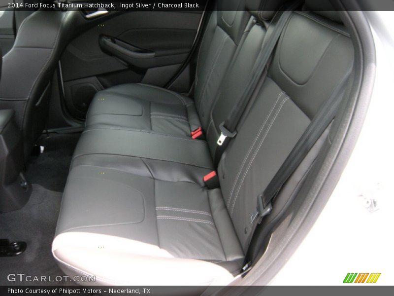 Ingot Silver / Charcoal Black 2014 Ford Focus Titanium Hatchback