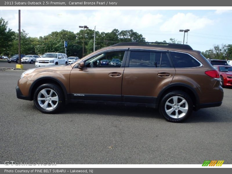 Caramel Bronze Pearl / Ivory 2013 Subaru Outback 2.5i Premium