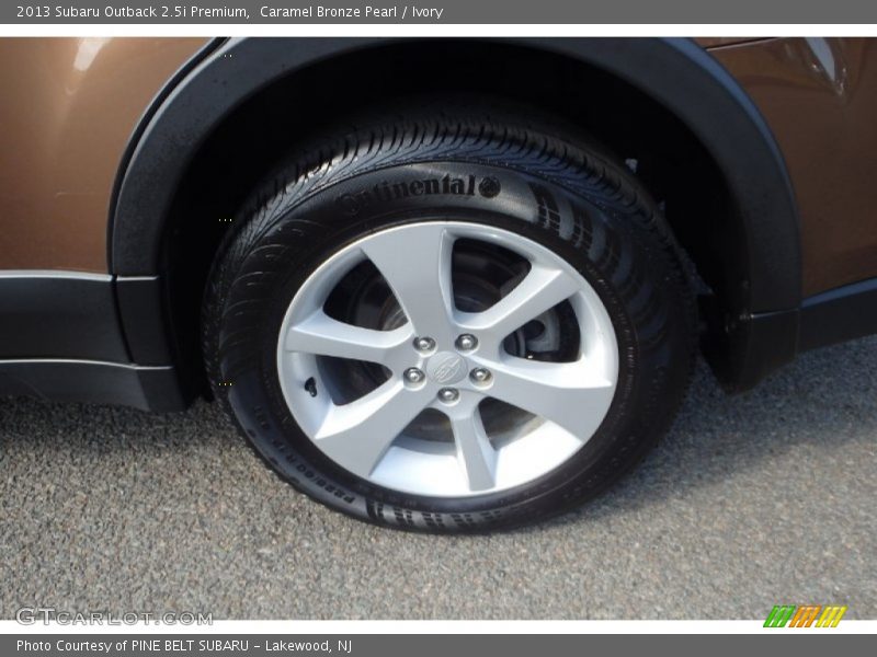 Caramel Bronze Pearl / Ivory 2013 Subaru Outback 2.5i Premium