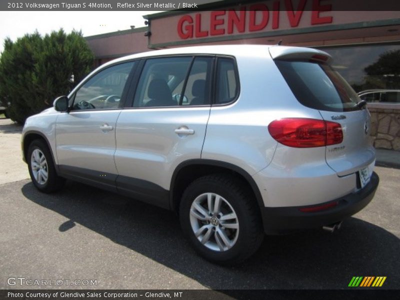 Reflex Silver Metallic / Black 2012 Volkswagen Tiguan S 4Motion