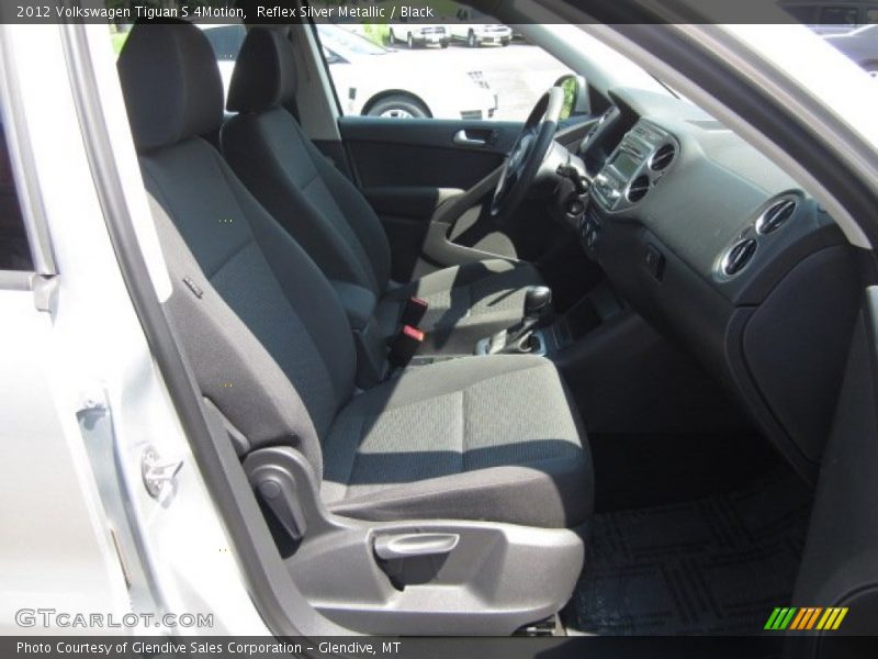 Reflex Silver Metallic / Black 2012 Volkswagen Tiguan S 4Motion