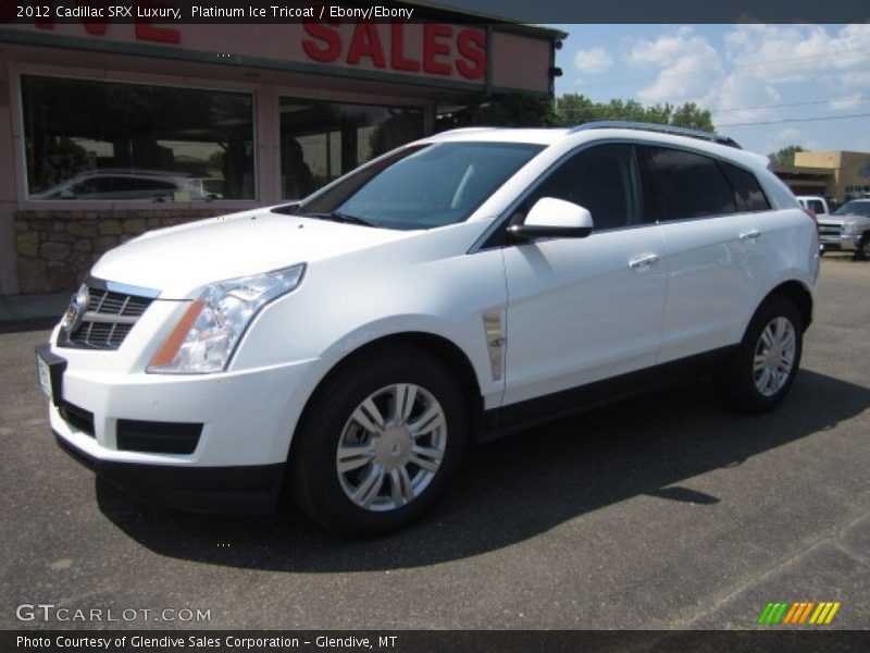 Platinum Ice Tricoat / Ebony/Ebony 2012 Cadillac SRX Luxury