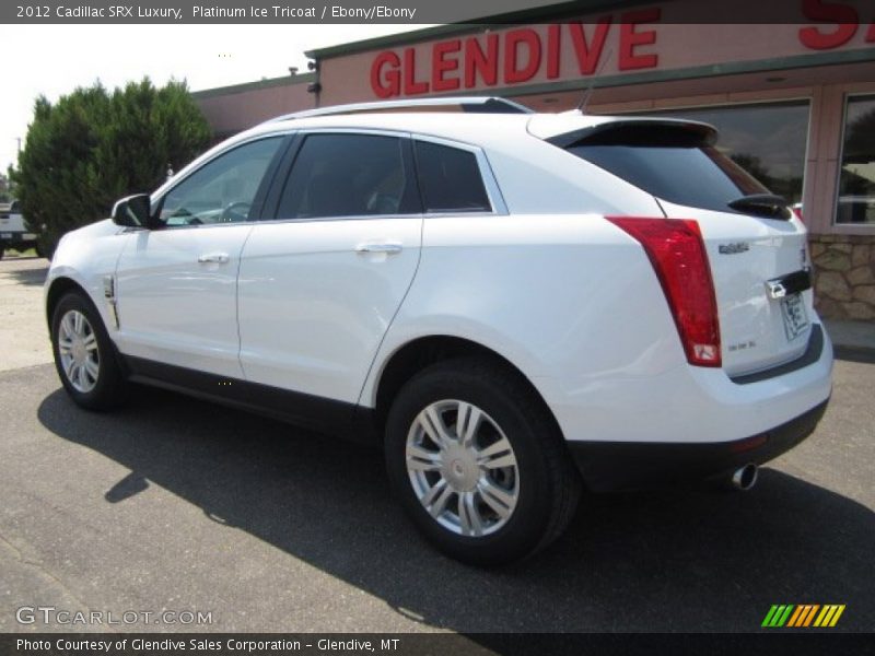 Platinum Ice Tricoat / Ebony/Ebony 2012 Cadillac SRX Luxury