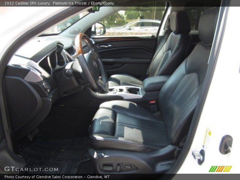 Platinum Ice Tricoat / Ebony/Ebony 2012 Cadillac SRX Luxury