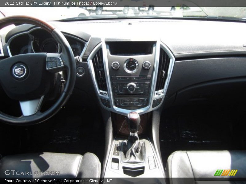 Platinum Ice Tricoat / Ebony/Ebony 2012 Cadillac SRX Luxury
