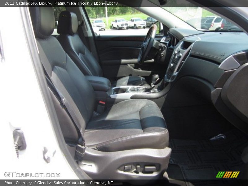 Platinum Ice Tricoat / Ebony/Ebony 2012 Cadillac SRX Luxury