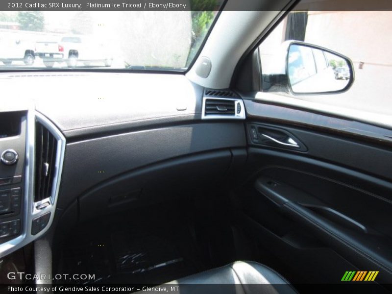 Platinum Ice Tricoat / Ebony/Ebony 2012 Cadillac SRX Luxury