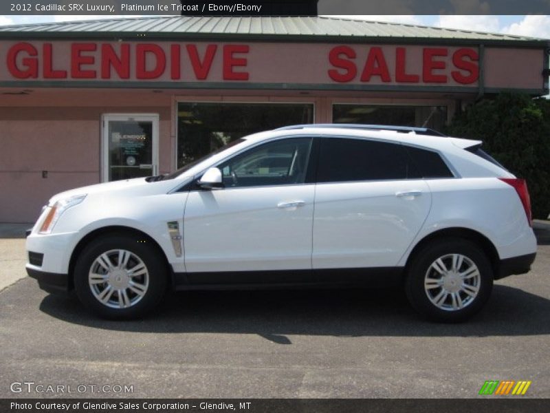 Platinum Ice Tricoat / Ebony/Ebony 2012 Cadillac SRX Luxury
