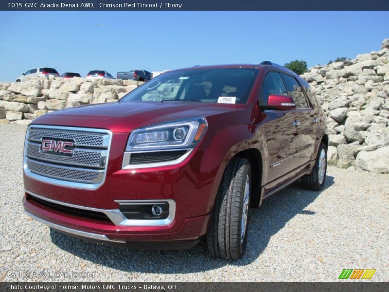 Crimson Red Tincoat / Ebony 2015 GMC Acadia Denali AWD