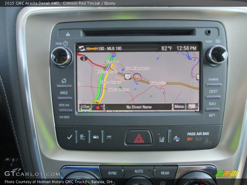Navigation of 2015 Acadia Denali AWD