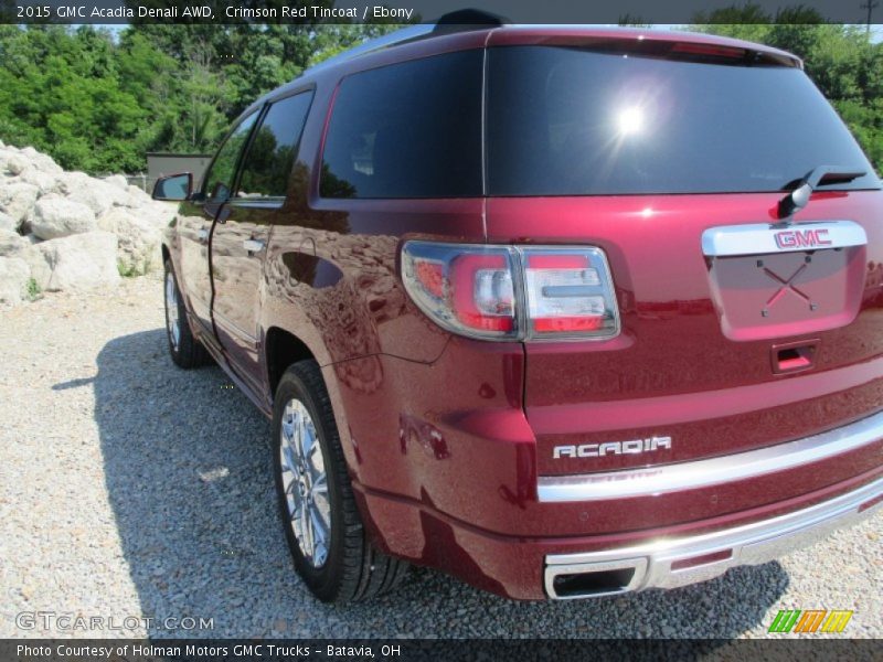 Crimson Red Tincoat / Ebony 2015 GMC Acadia Denali AWD