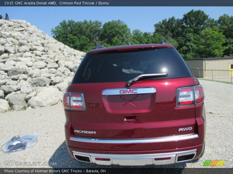 Crimson Red Tincoat / Ebony 2015 GMC Acadia Denali AWD