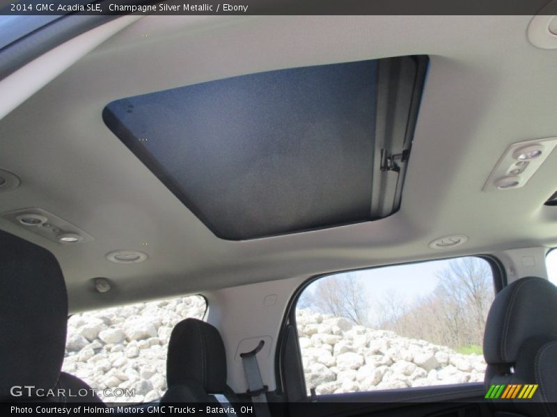 Champagne Silver Metallic / Ebony 2014 GMC Acadia SLE