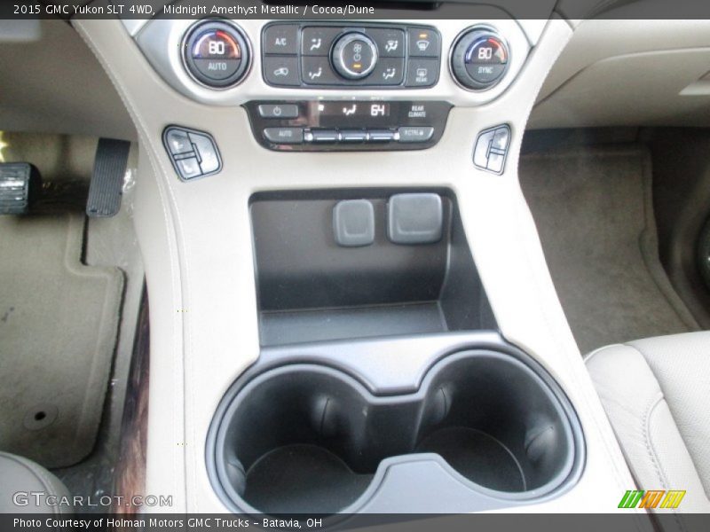 Midnight Amethyst Metallic / Cocoa/Dune 2015 GMC Yukon SLT 4WD