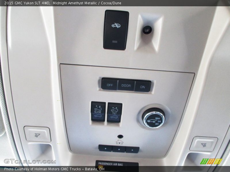 Midnight Amethyst Metallic / Cocoa/Dune 2015 GMC Yukon SLT 4WD