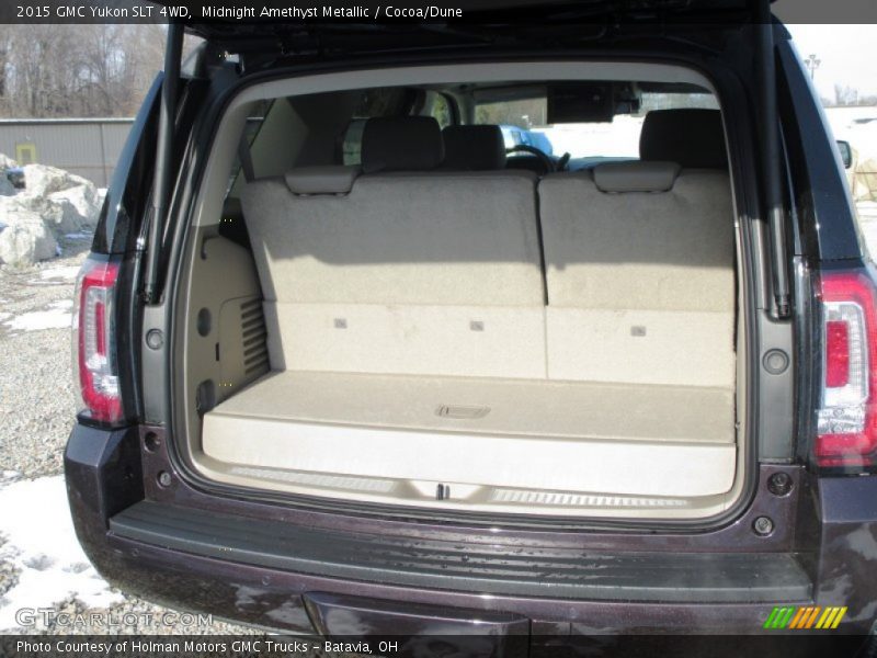 Midnight Amethyst Metallic / Cocoa/Dune 2015 GMC Yukon SLT 4WD