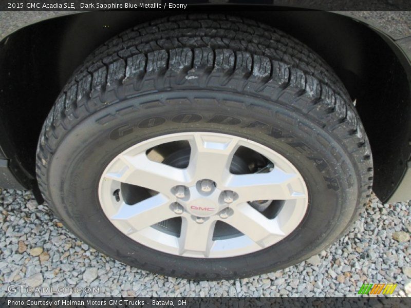 Dark Sapphire Blue Metallic / Ebony 2015 GMC Acadia SLE