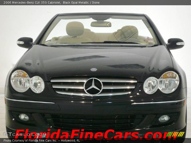 Black Opal Metallic / Stone 2006 Mercedes-Benz CLK 350 Cabriolet