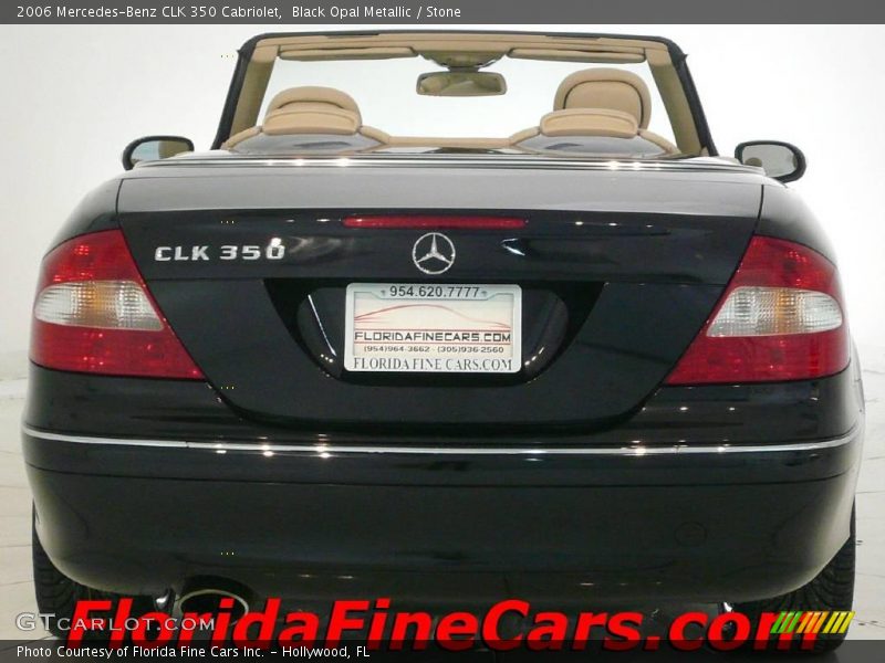 Black Opal Metallic / Stone 2006 Mercedes-Benz CLK 350 Cabriolet