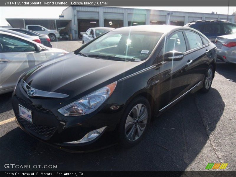 Eclipse Black / Camel 2014 Hyundai Sonata Hybrid Limited