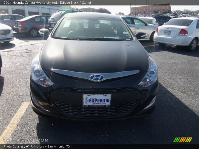 Eclipse Black / Camel 2014 Hyundai Sonata Hybrid Limited
