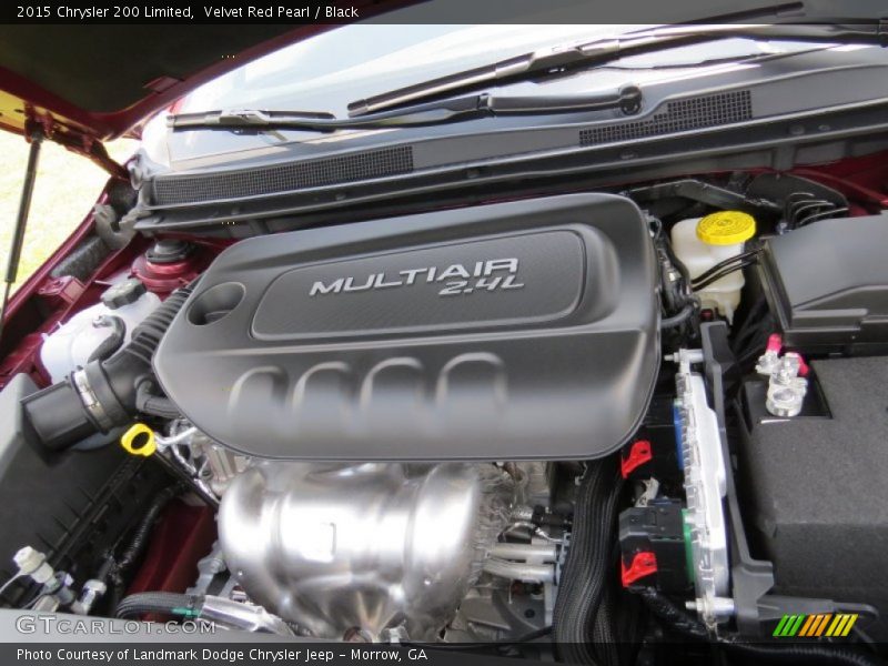 Velvet Red Pearl / Black 2015 Chrysler 200 Limited