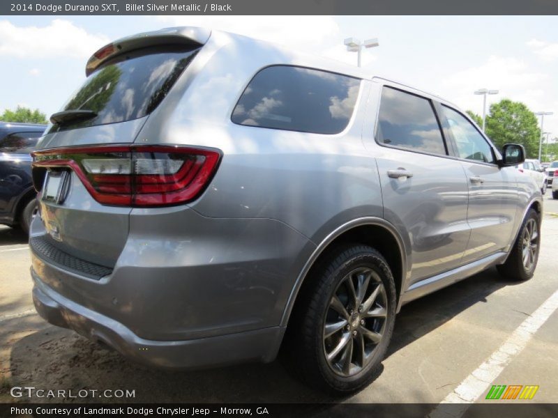 Billet Silver Metallic / Black 2014 Dodge Durango SXT
