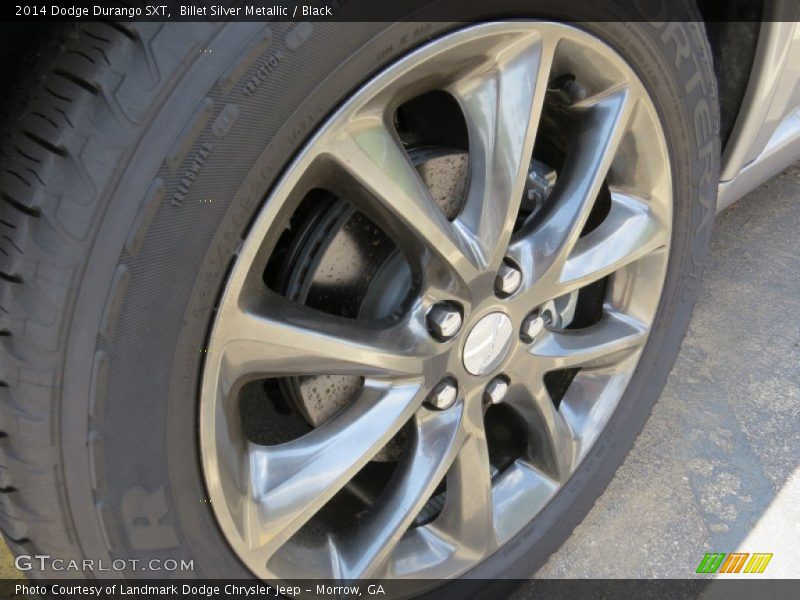 Billet Silver Metallic / Black 2014 Dodge Durango SXT