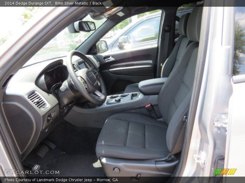 Billet Silver Metallic / Black 2014 Dodge Durango SXT
