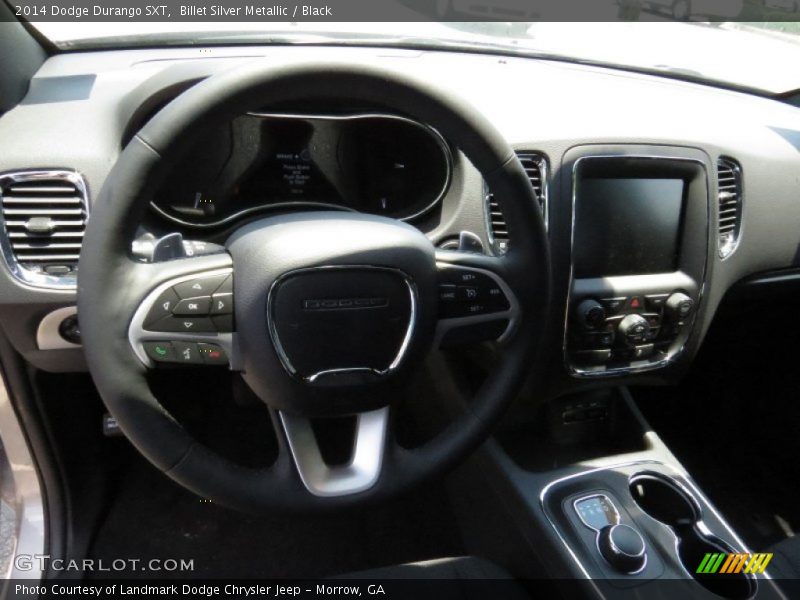 Billet Silver Metallic / Black 2014 Dodge Durango SXT