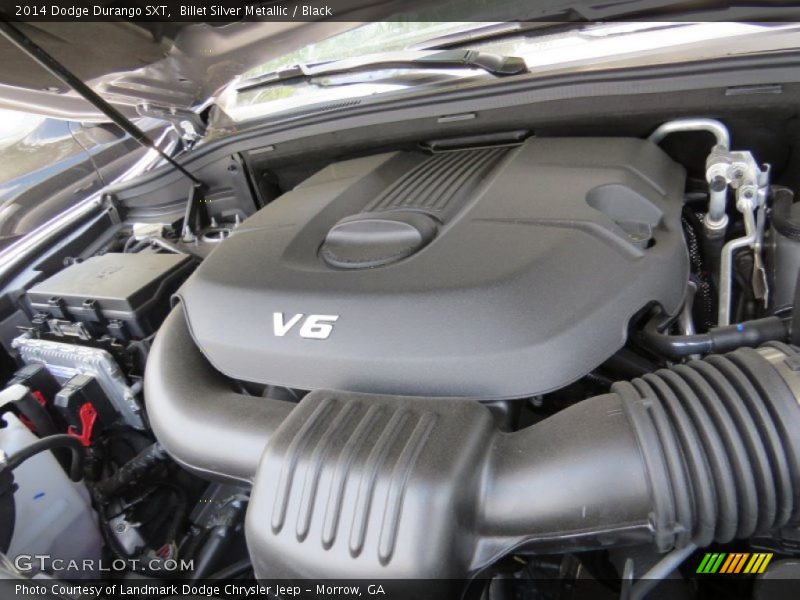 Billet Silver Metallic / Black 2014 Dodge Durango SXT