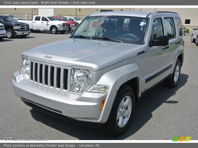 Bright Silver Metallic / Dark Slate Gray 2012 Jeep Liberty Sport