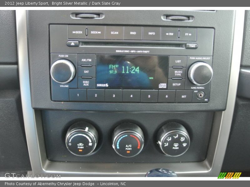 Bright Silver Metallic / Dark Slate Gray 2012 Jeep Liberty Sport