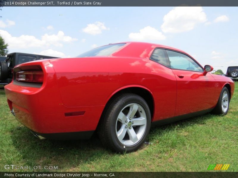 TorRed / Dark Slate Gray 2014 Dodge Challenger SXT