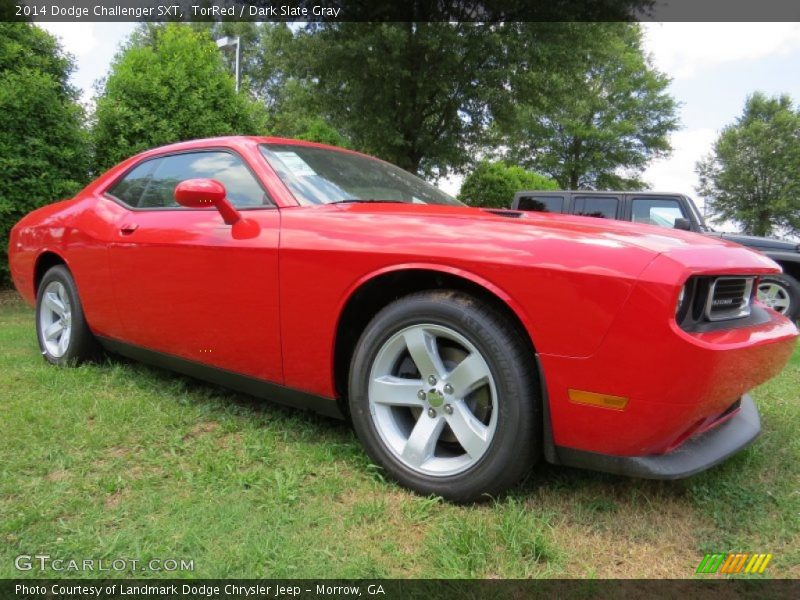 TorRed / Dark Slate Gray 2014 Dodge Challenger SXT