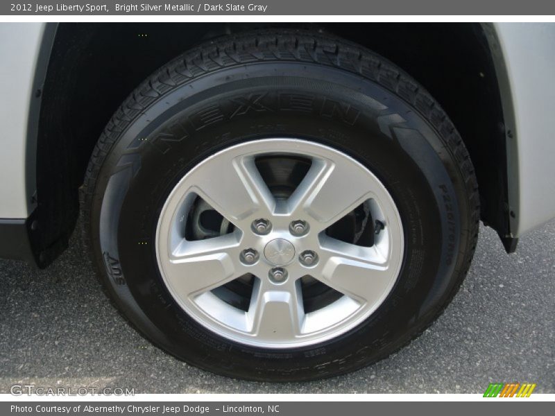 Bright Silver Metallic / Dark Slate Gray 2012 Jeep Liberty Sport