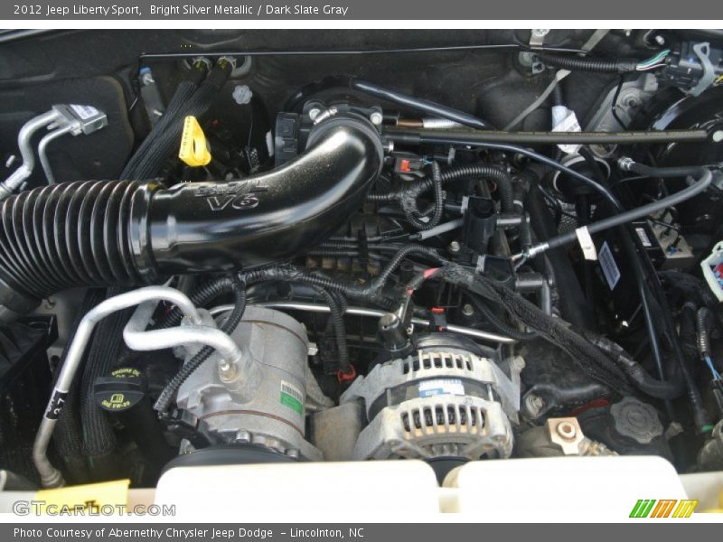 Bright Silver Metallic / Dark Slate Gray 2012 Jeep Liberty Sport