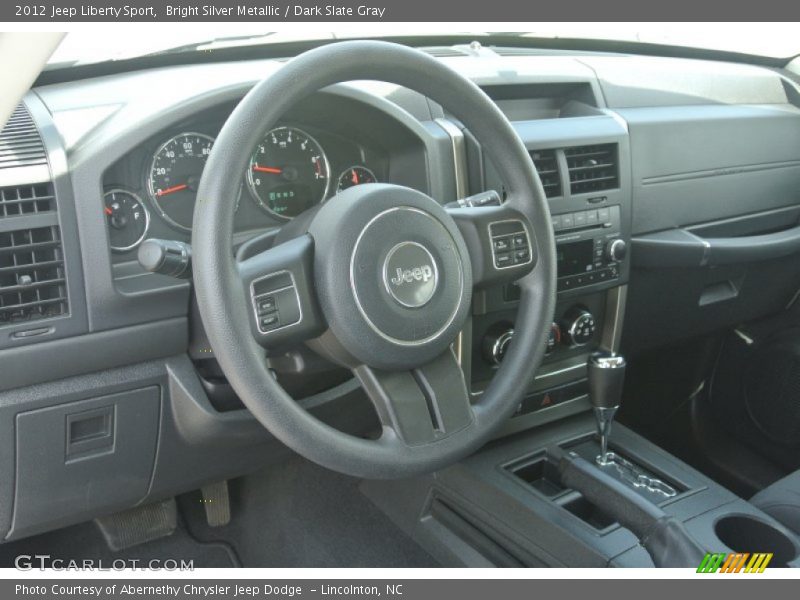 Bright Silver Metallic / Dark Slate Gray 2012 Jeep Liberty Sport