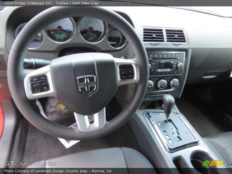TorRed / Dark Slate Gray 2014 Dodge Challenger SXT