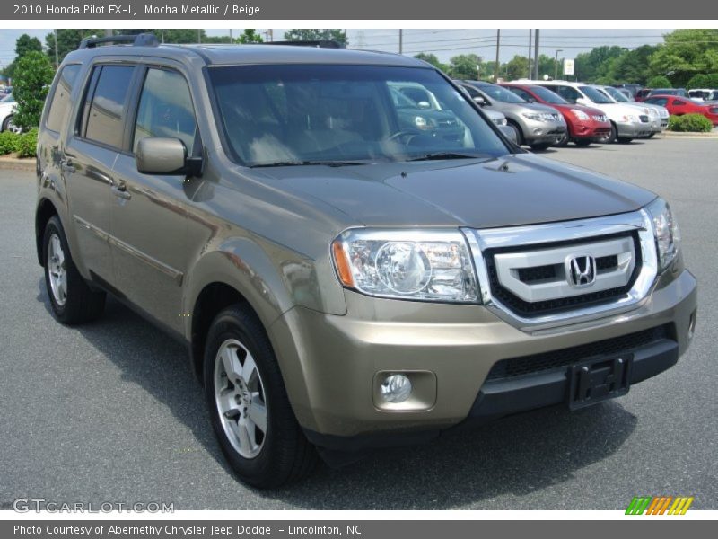 Mocha Metallic / Beige 2010 Honda Pilot EX-L