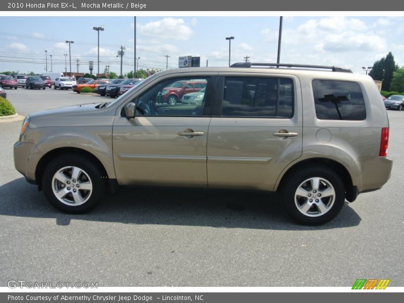 Mocha Metallic / Beige 2010 Honda Pilot EX-L