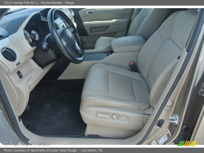 Mocha Metallic / Beige 2010 Honda Pilot EX-L