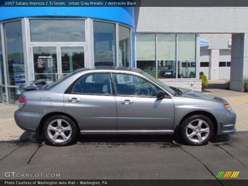 Urban Gray Metallic / Anthracite Black 2007 Subaru Impreza 2.5i Sedan